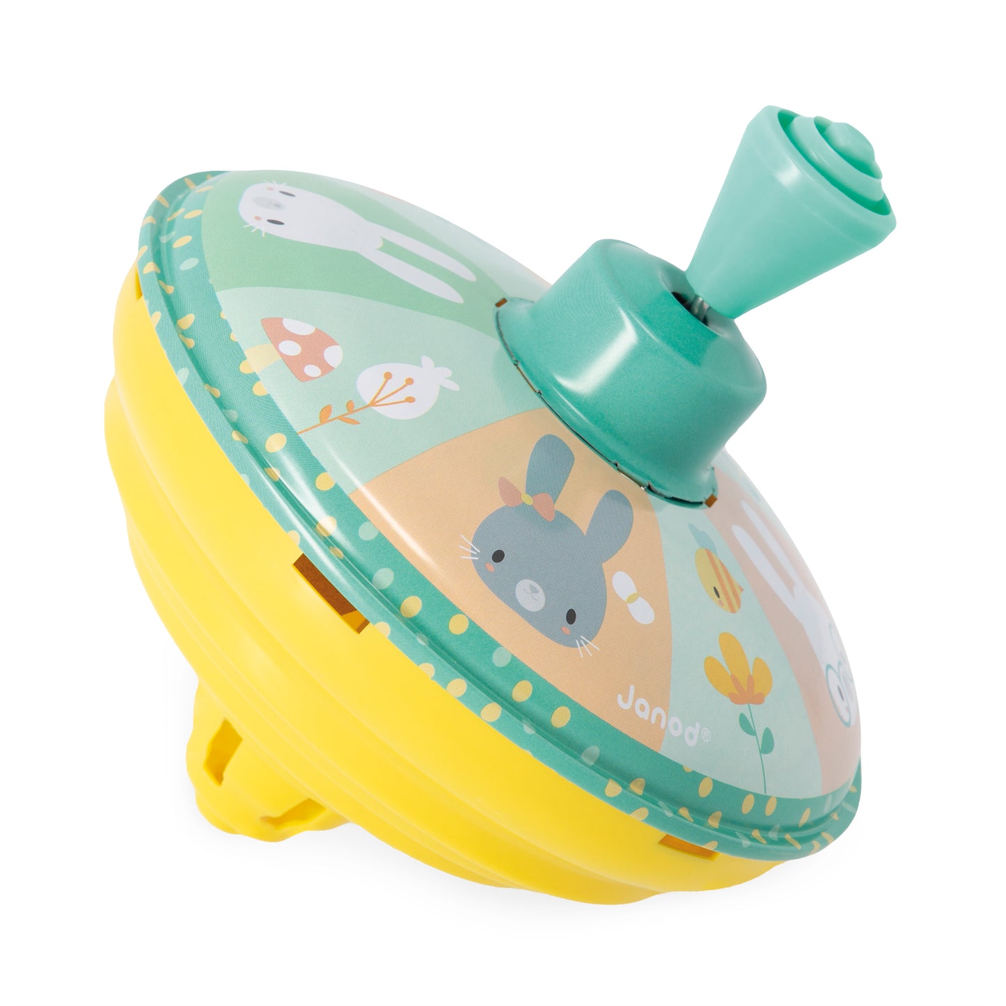 Janod Rabbit Metal Spinning Top