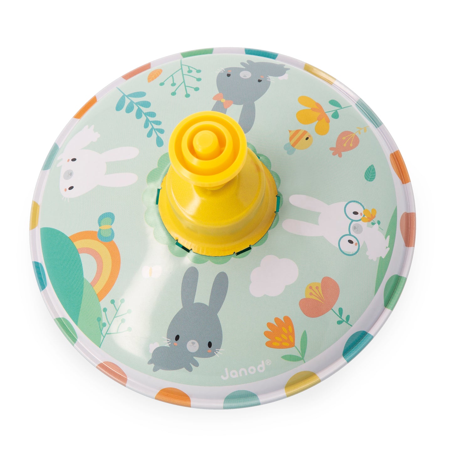 Janod Rabbit Metal Spinning Top