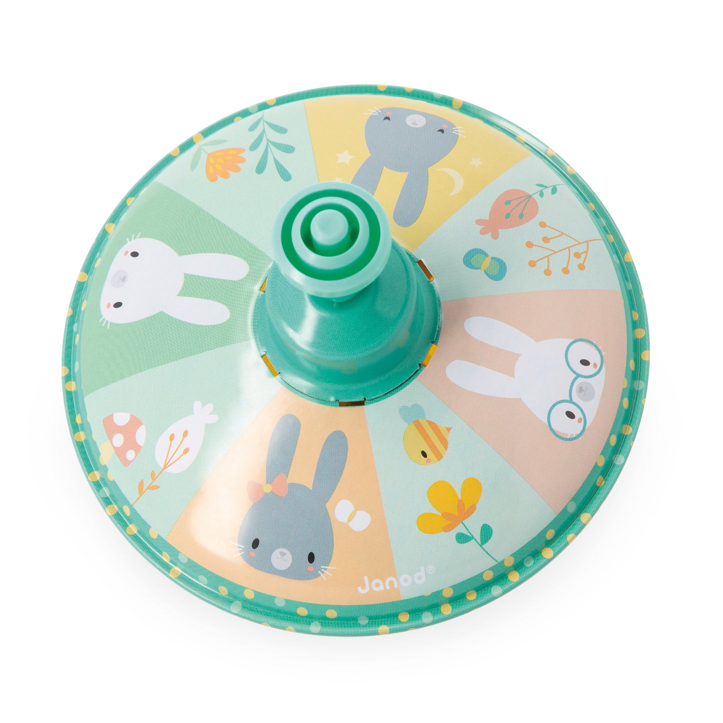 Janod Rabbit Metal Spinning Top