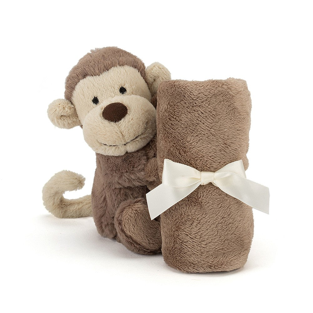 jellycat bashful monkey soother at whippersnappers online