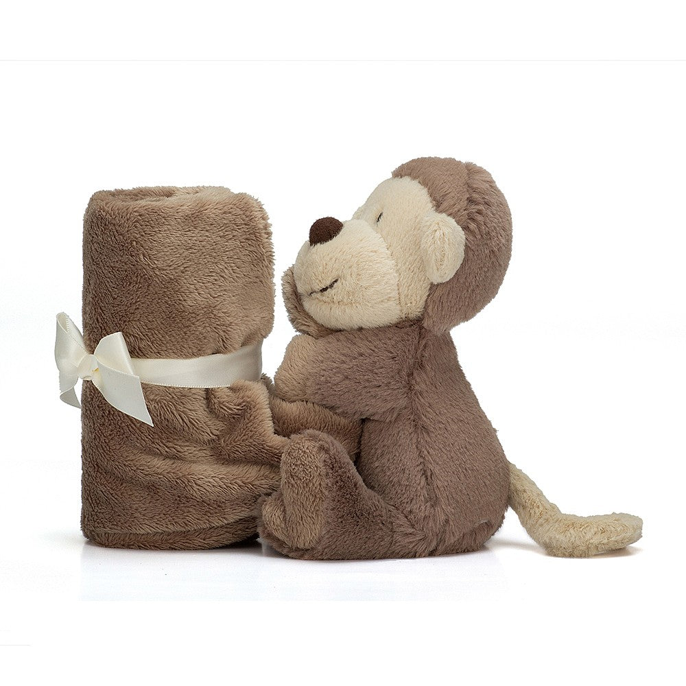 jellycat bashful monkey soother at whippersnappers online