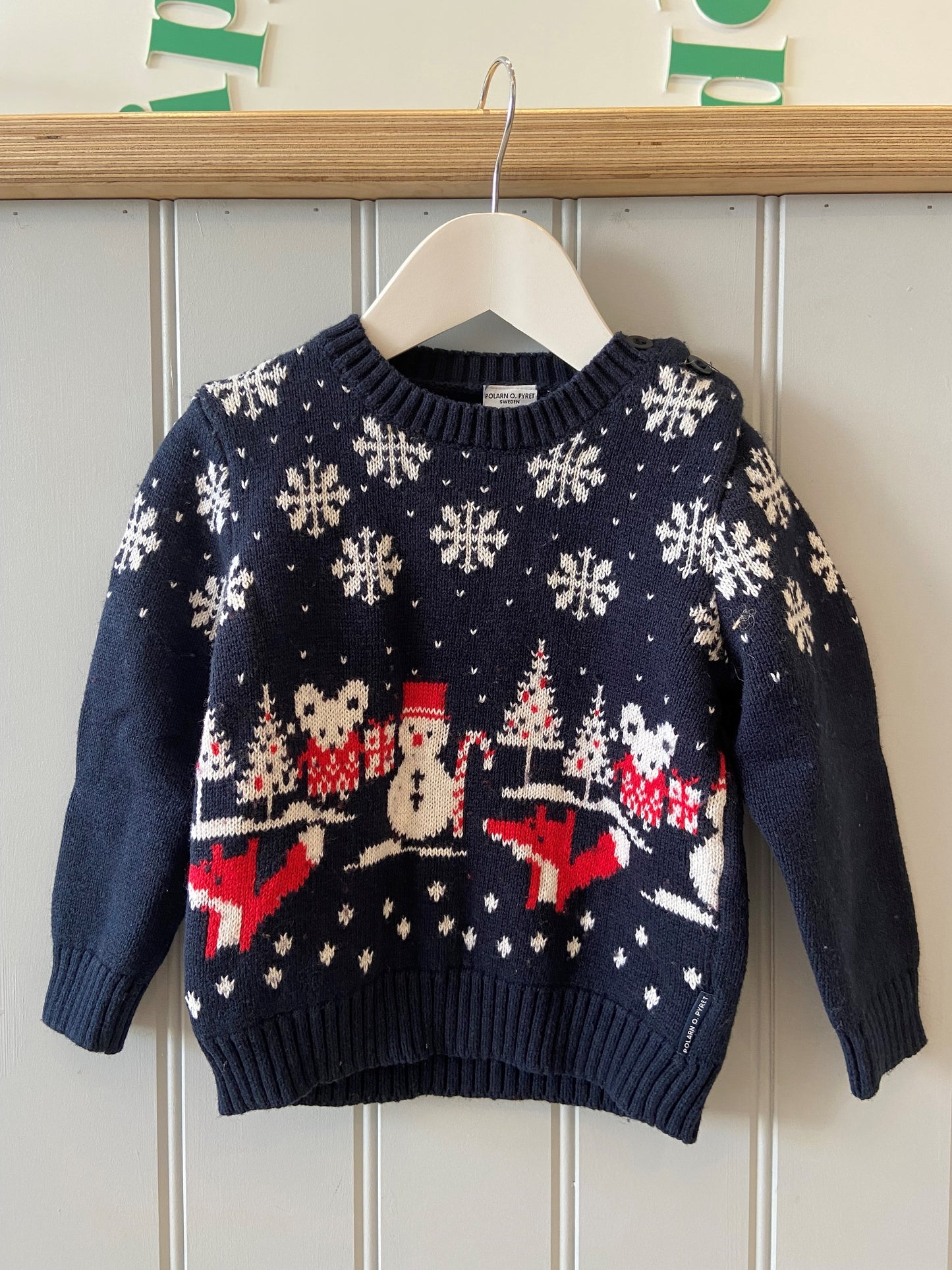 Pre-loved Christmas Jumper by Polarn O.Pyret