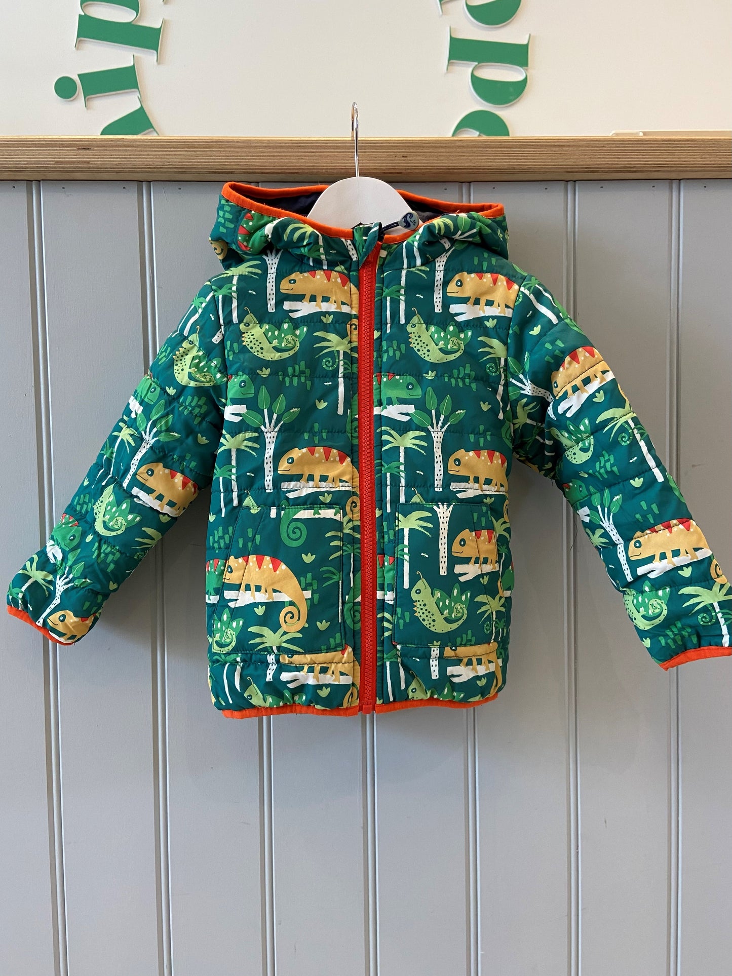 Pre-loved Reversible Puffa Coat by Frugi