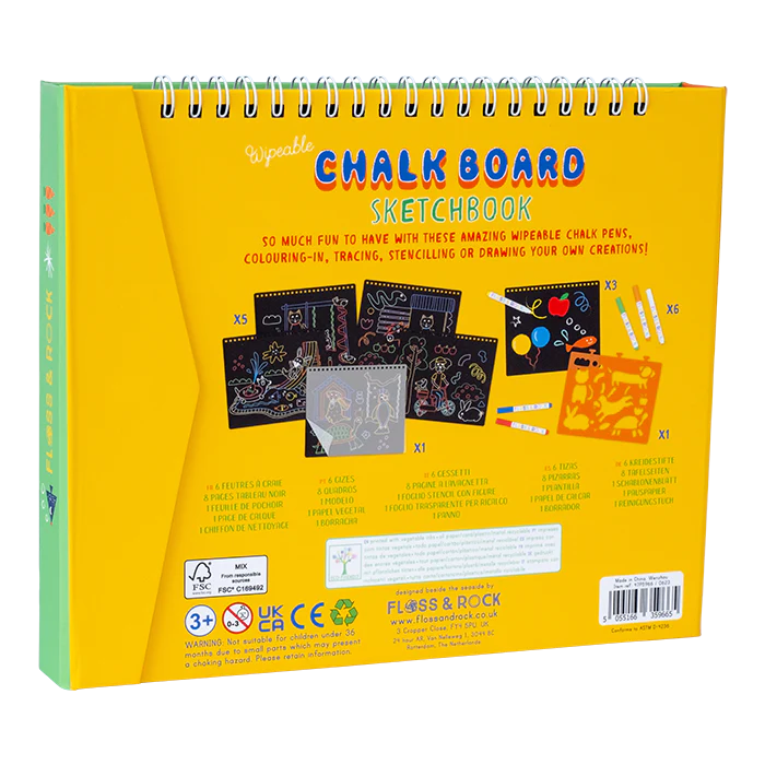 floss and rock pets chalkboard art set