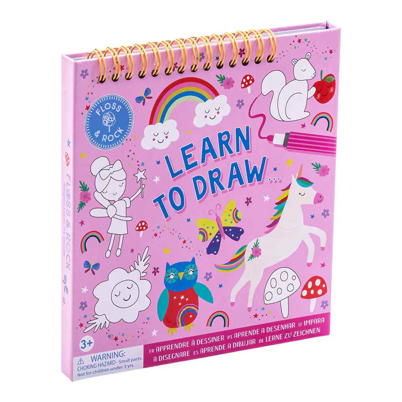 floss and rock learn to draw fairy unicorn set