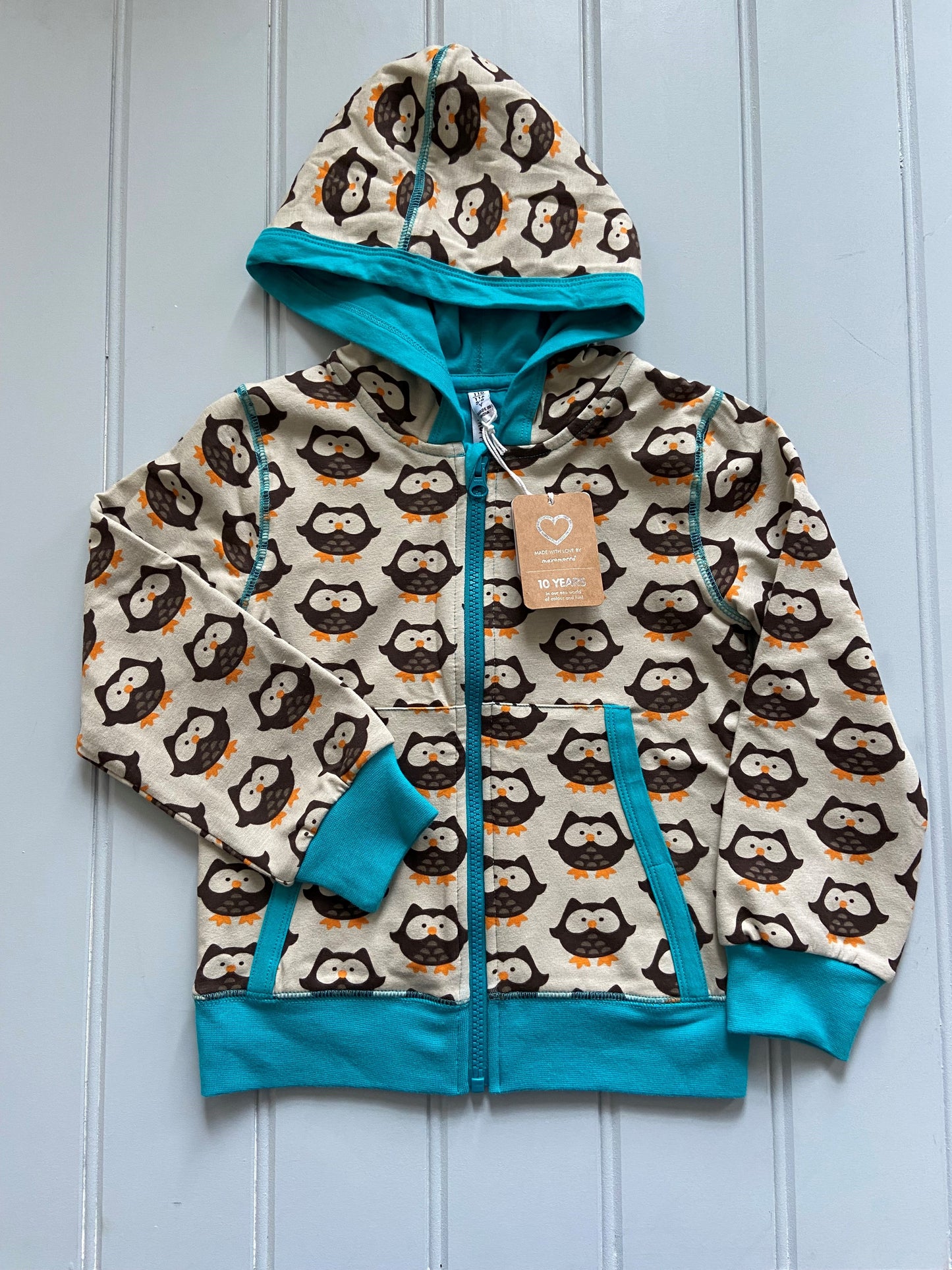 Pre-loved Maxomorra Owl Hoodie BNWT