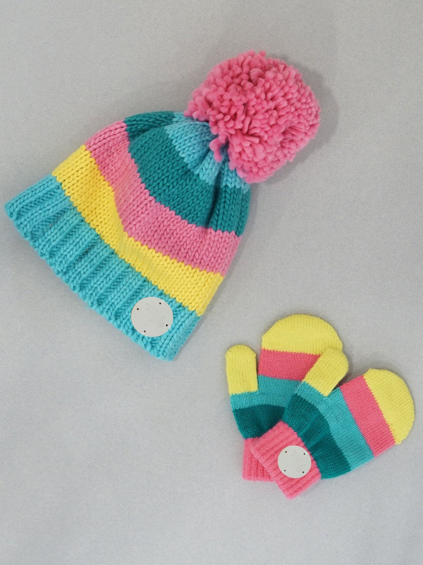 Blade & Rose Pastel Stripe Mittens