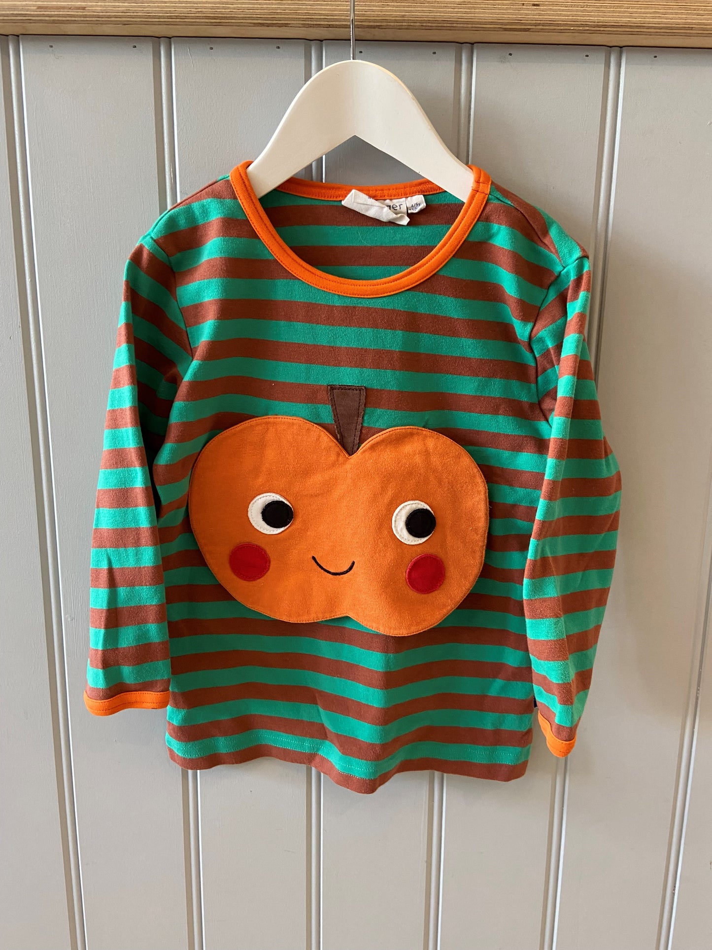 Pre-loved Pumpkin Top by Toby Tiger