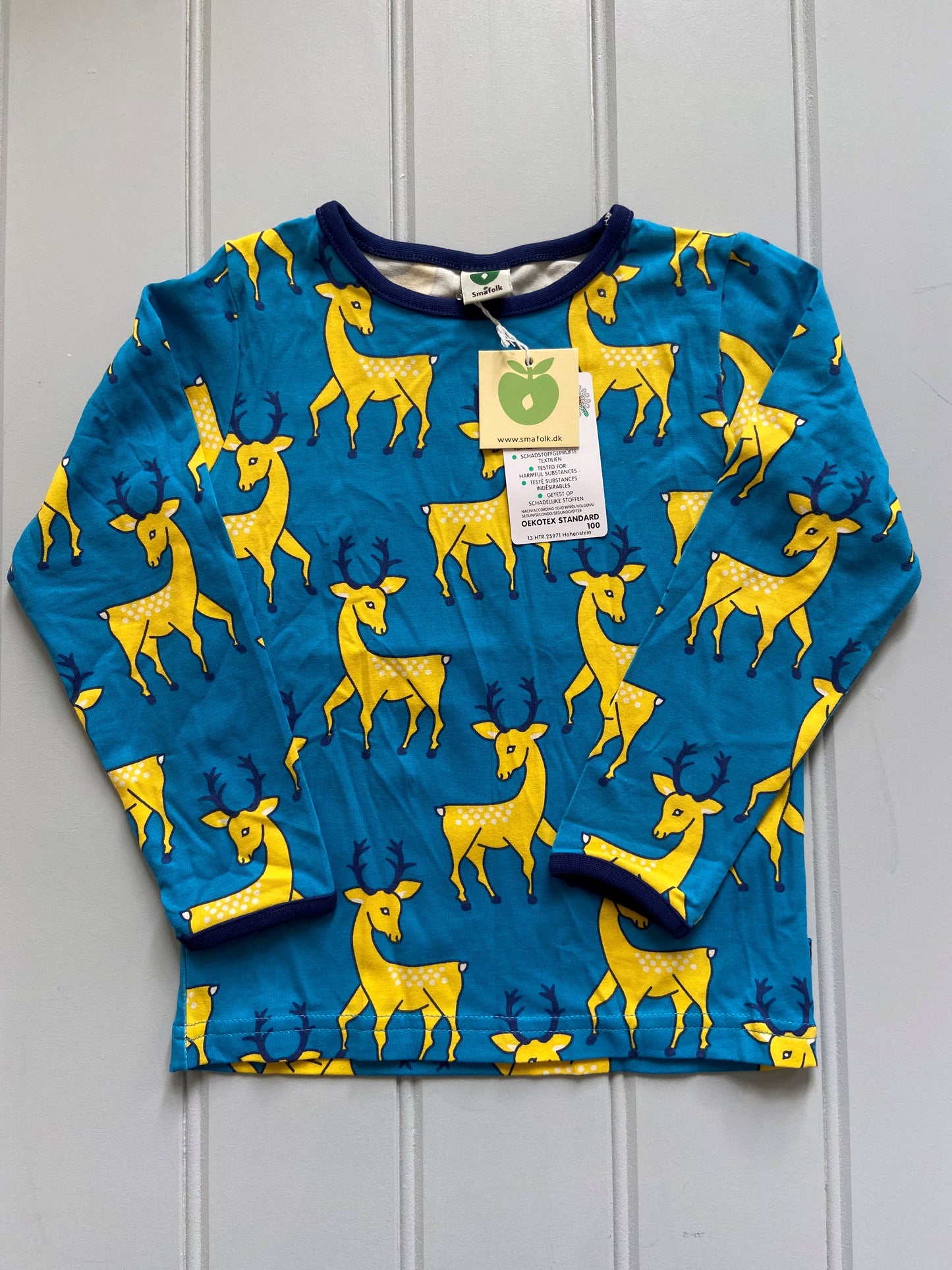 Pre-loved Smafolk Deer Print Top