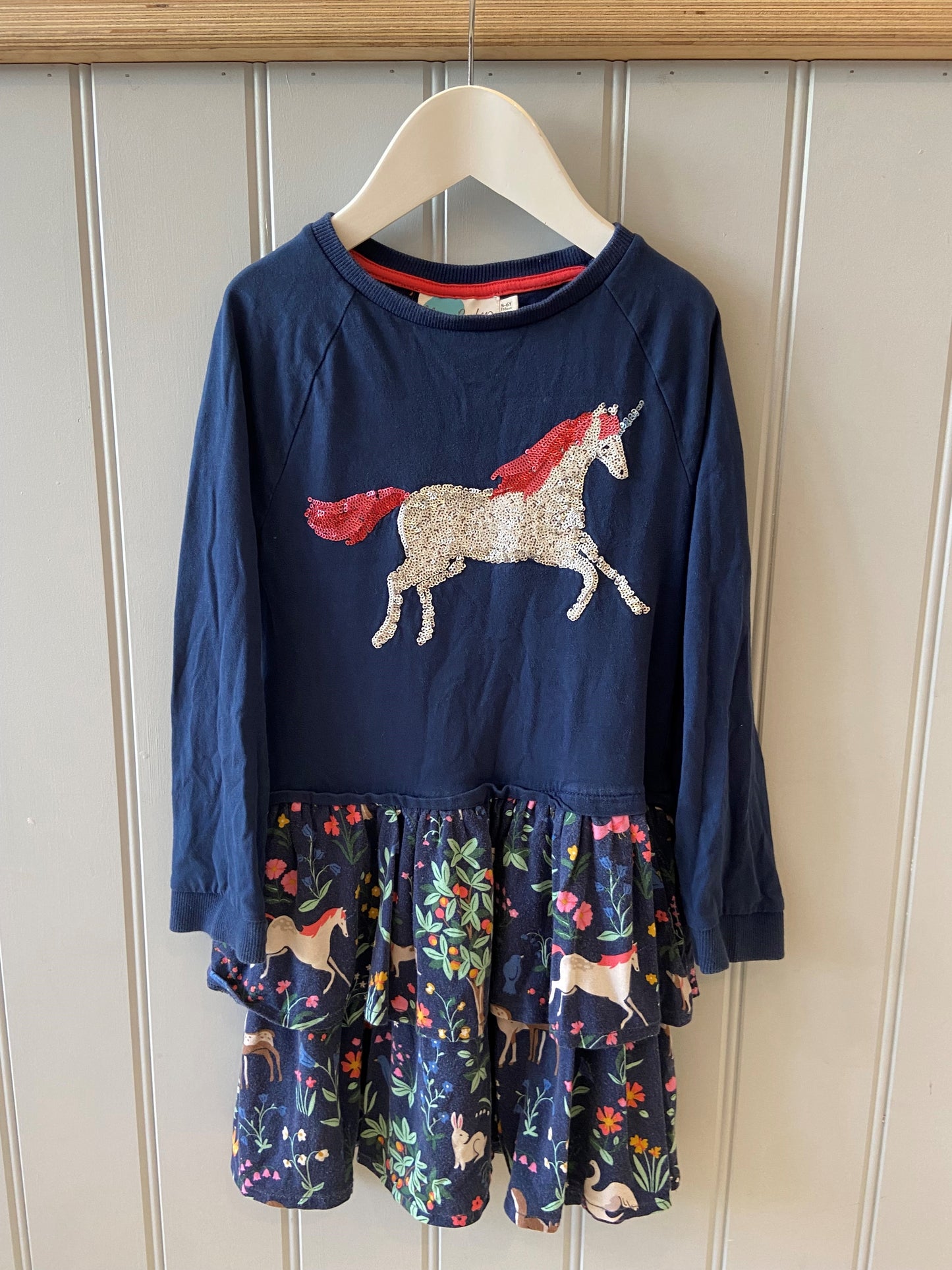 Pre-loved Unicorn Dress by Mini Boden