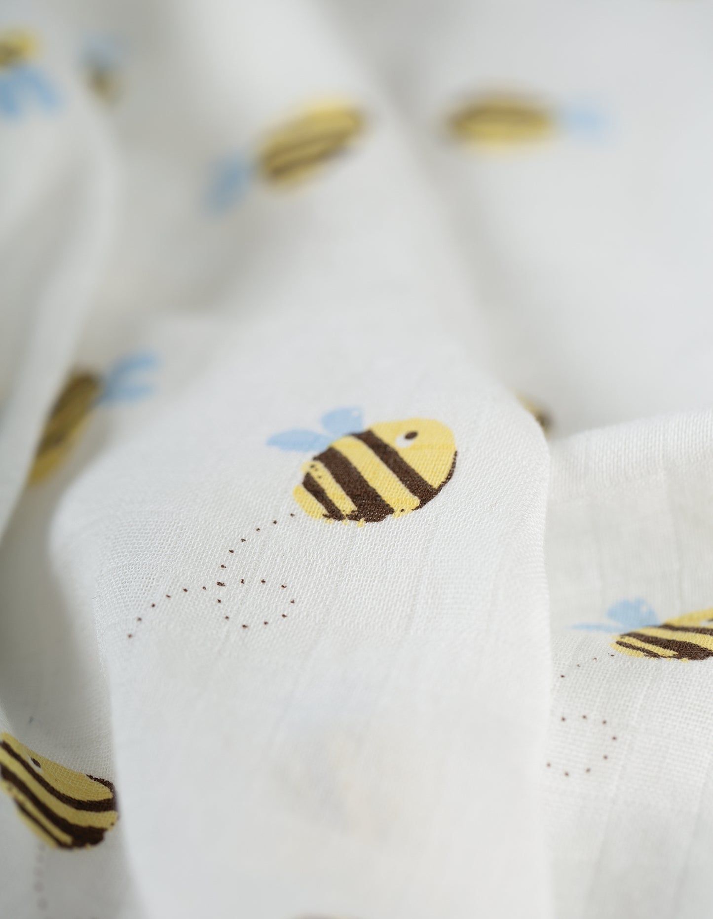 frugi buzzy bee muslin