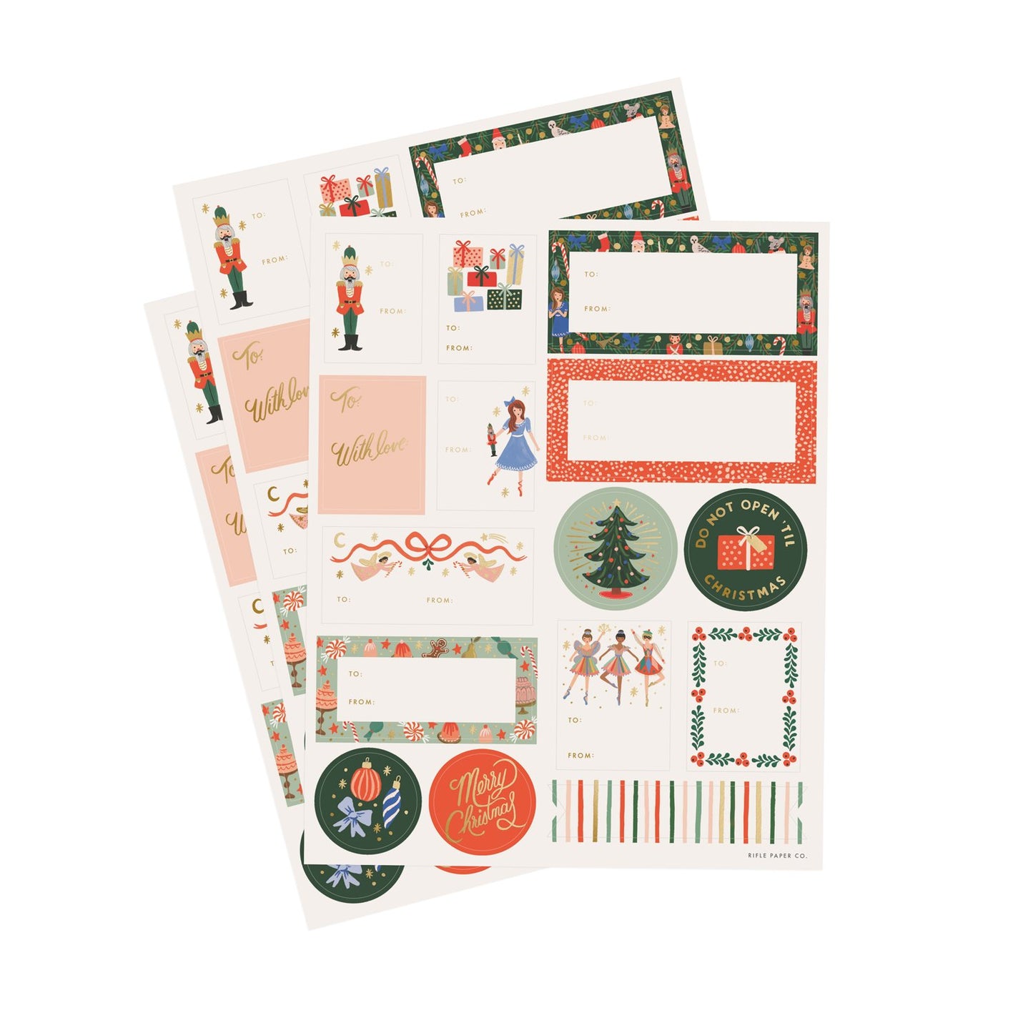 Nutcracker Christmas Gift labels