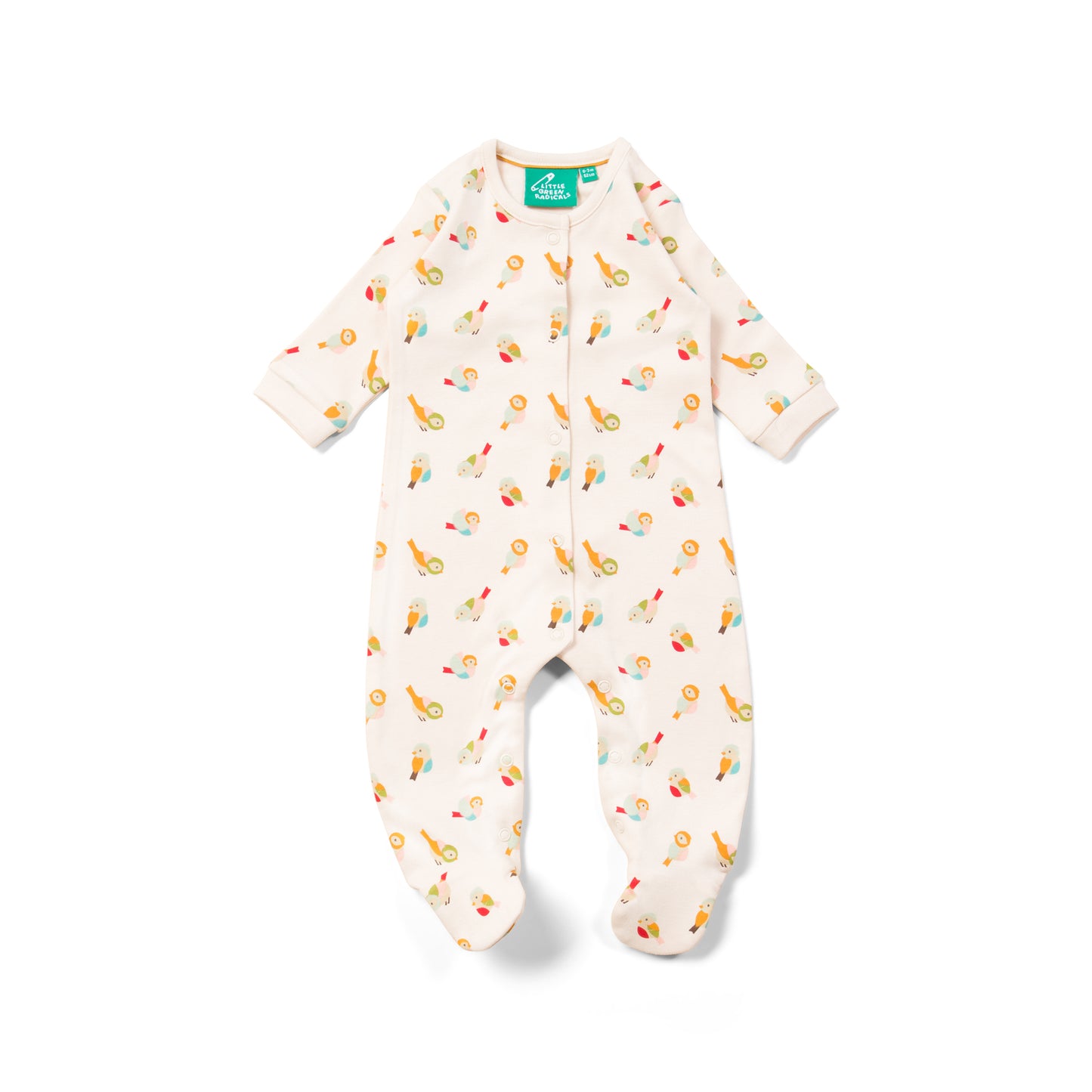 little green radicals little birds babygrow at whippersnappers online