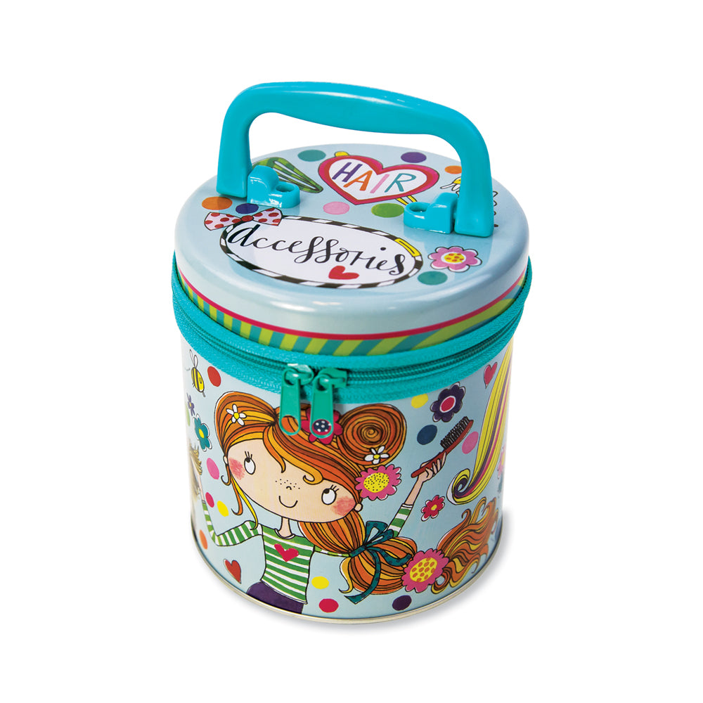 Rachel Ellen hair accessories zipped tin