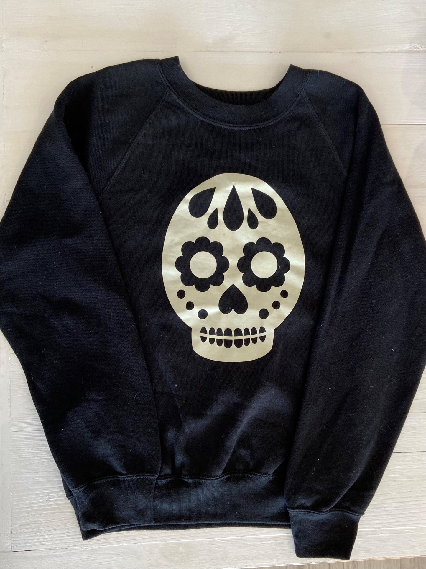 Pre-loved Glow In The Dark Skull Sweatshirt by Lella