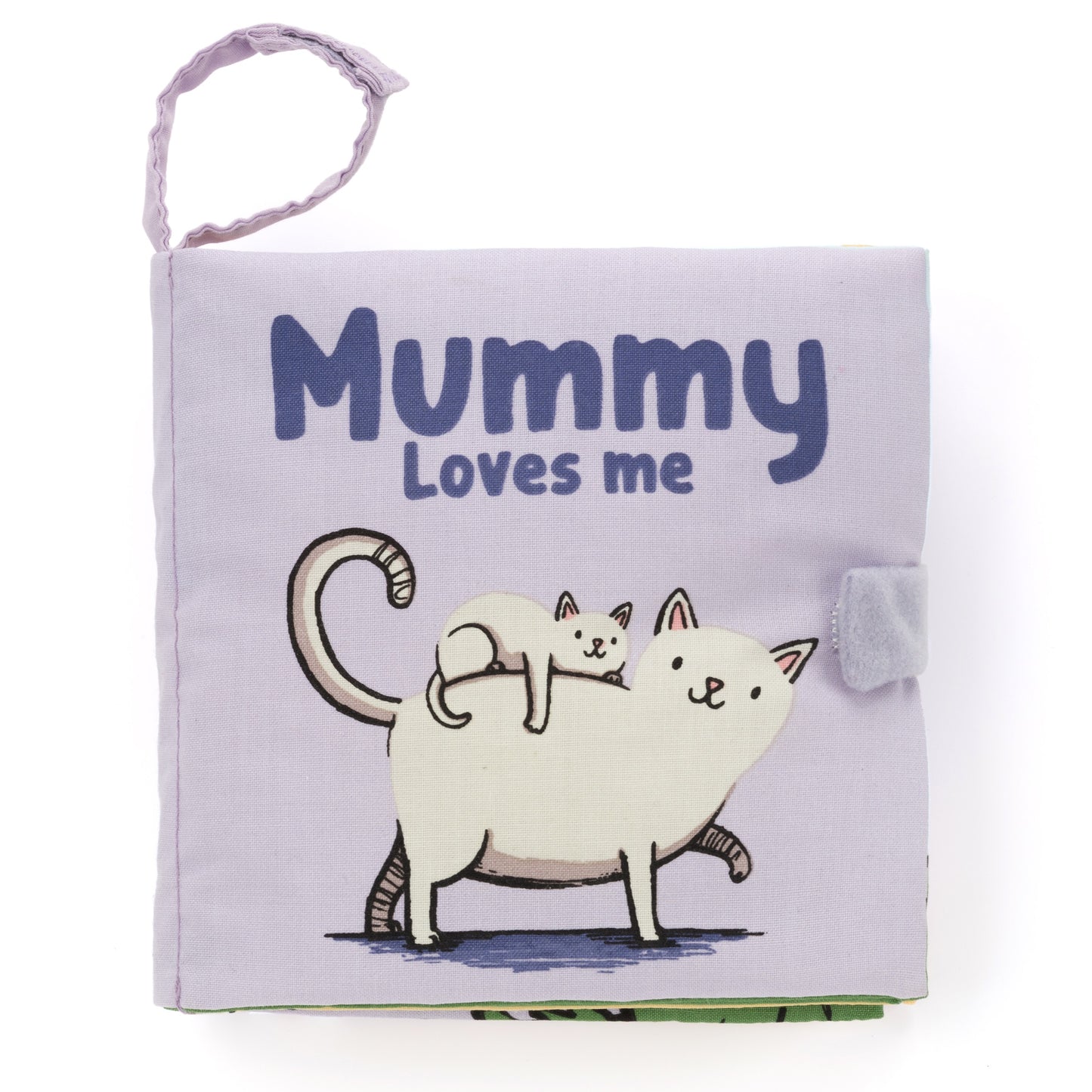 mummy loves me fabric book