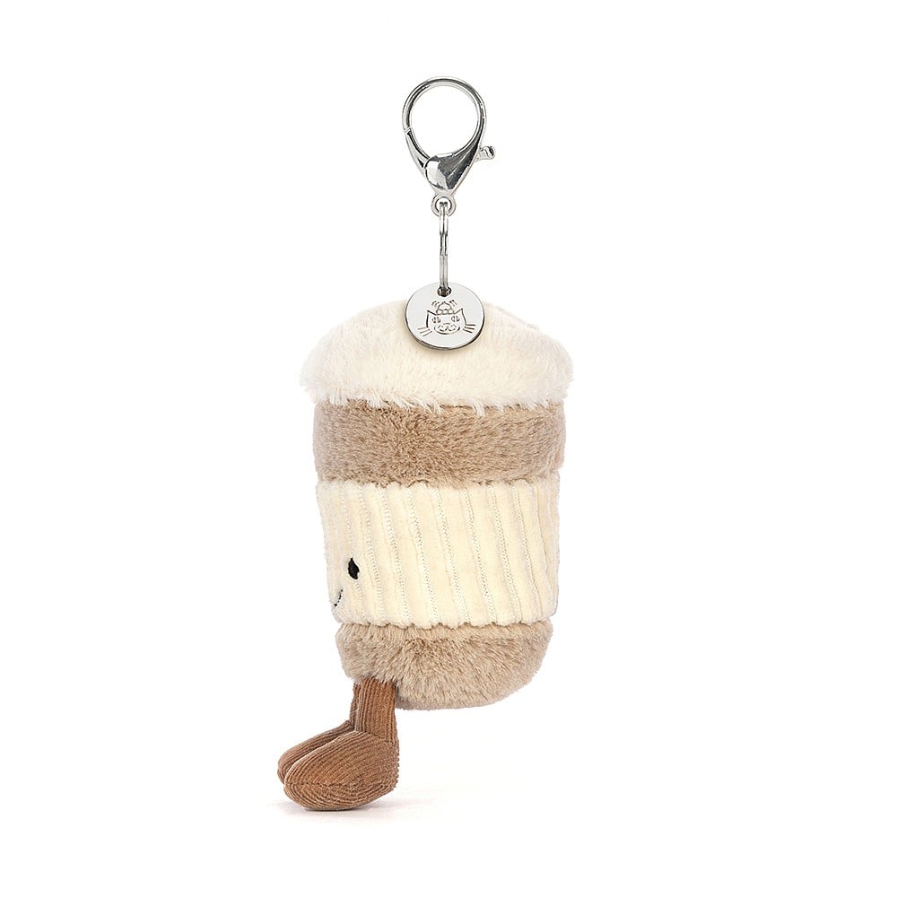 jellycat amuseable coffee to go bag charm at whippersnappers online