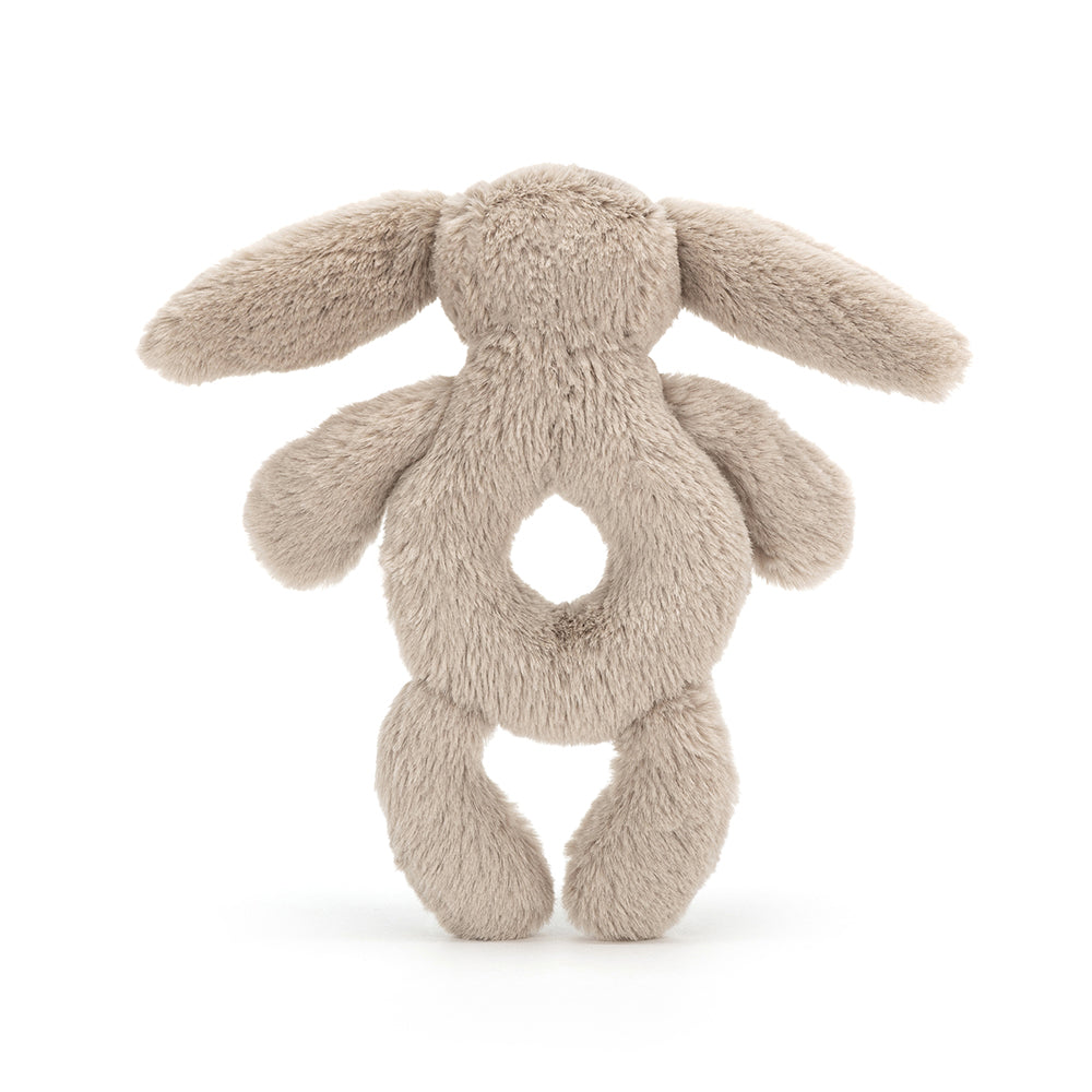 bashful beige rattle grabber by jellycat baby at whippersnappers online