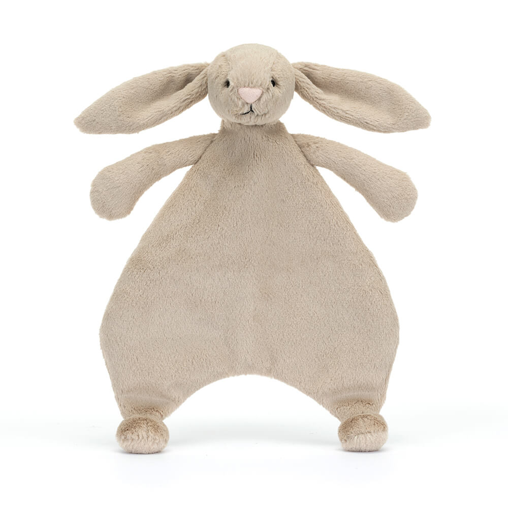 bashful bunny beige comforter by jellycat baby at whippersnappers online