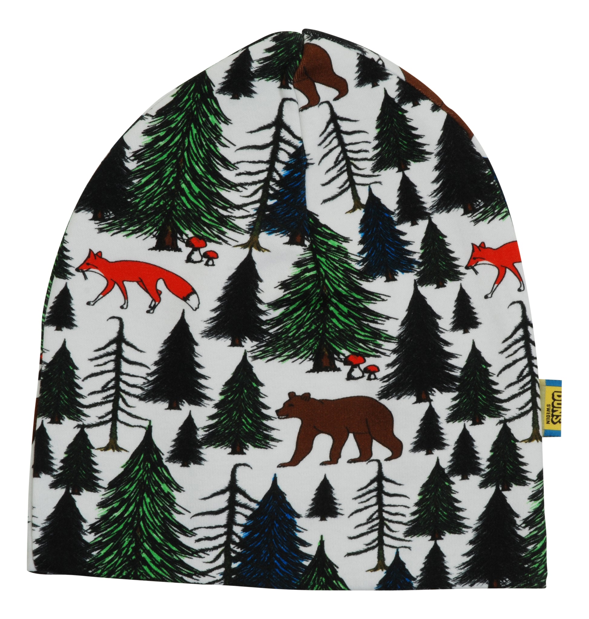 duns sweden double layered hat in woodland print at whippersnappers online