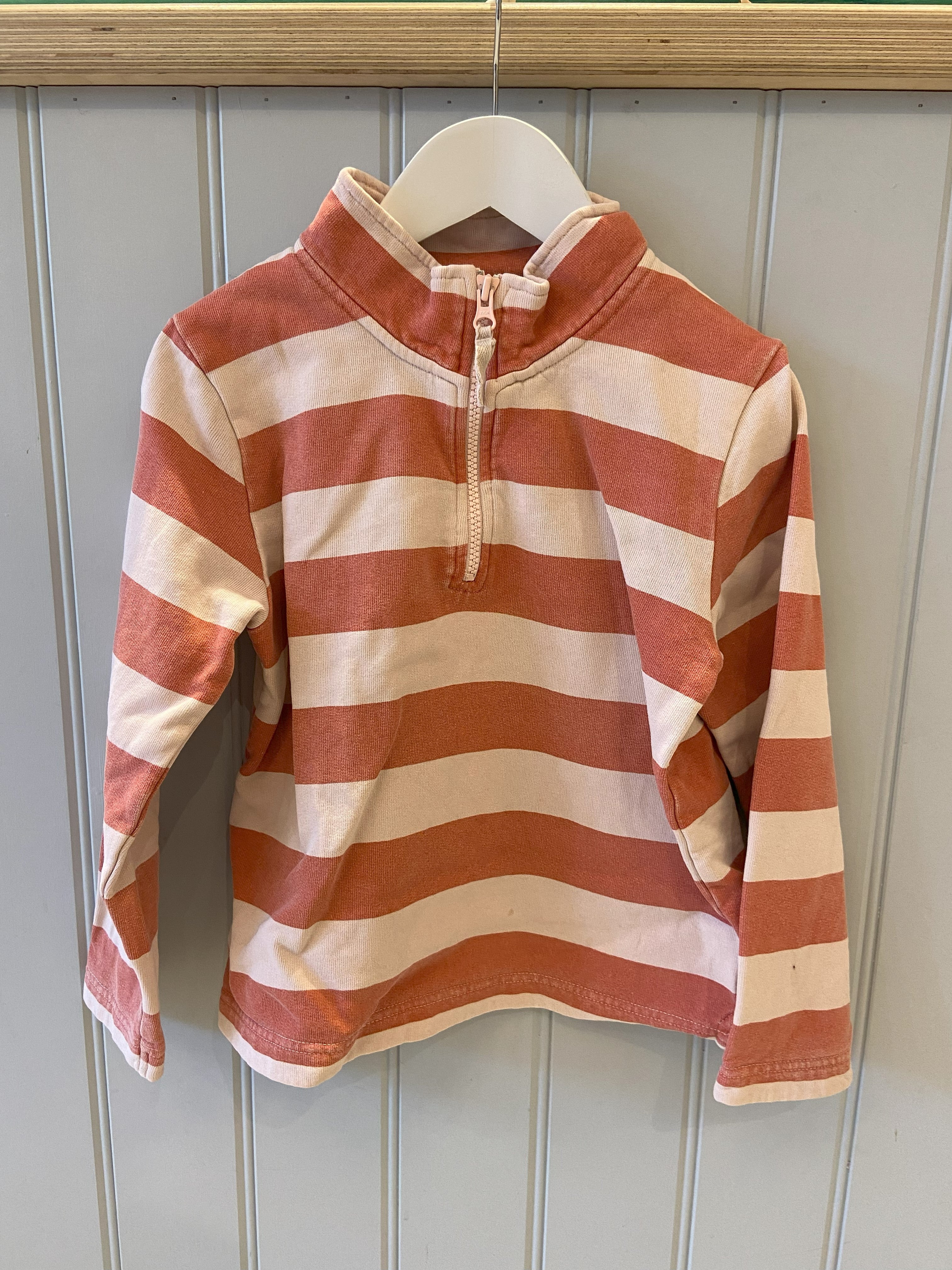 Urban outfitters gotcha sales striped collared sweatshirt