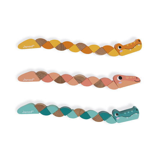 Janod Articulated Snakes & Crocodiles