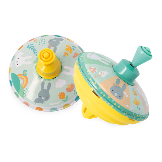 Janod Rabbit Metal Spinning Top