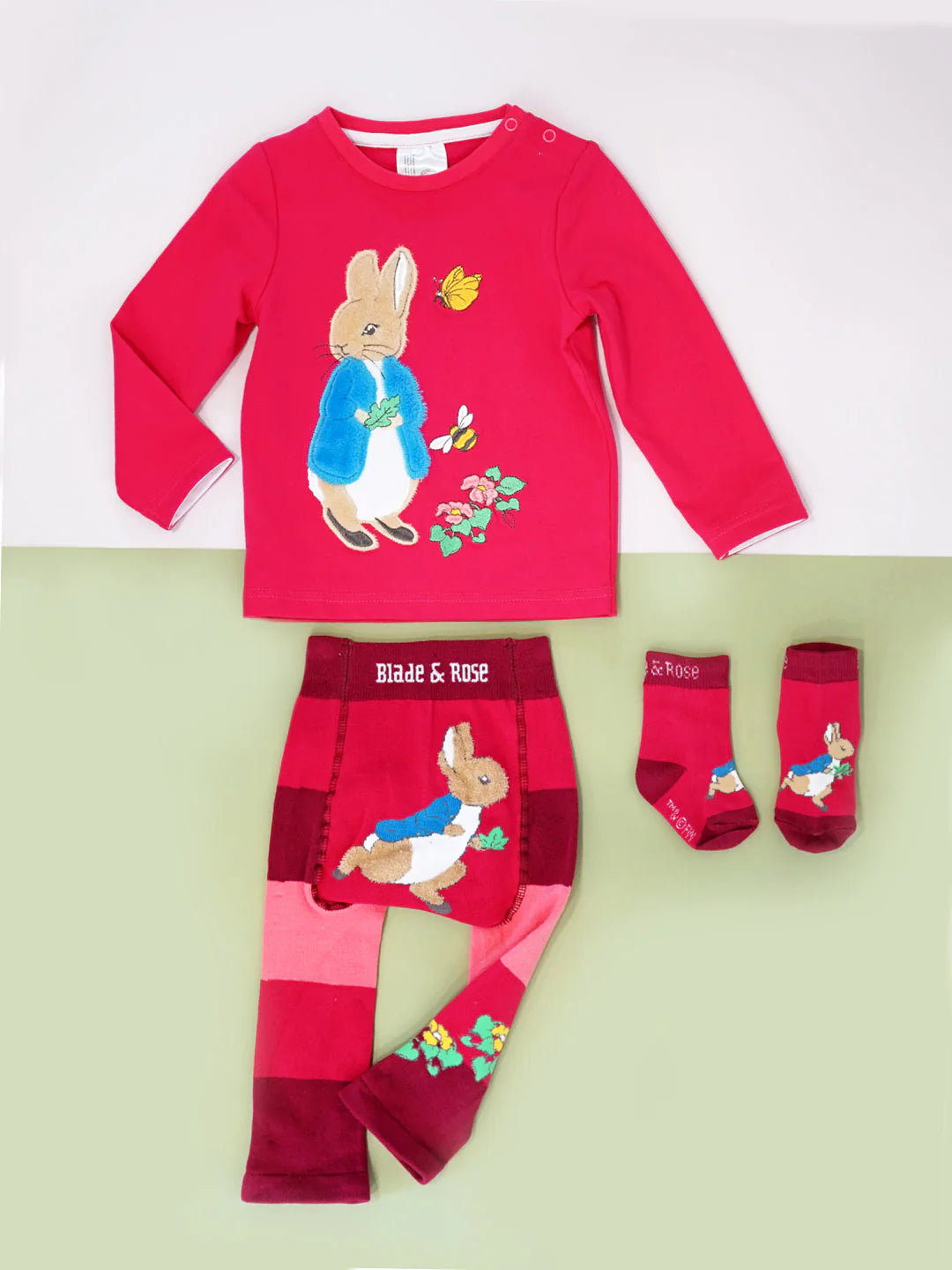 blade & rose peter rabbit autumn leaves leggings at whippersnappers online