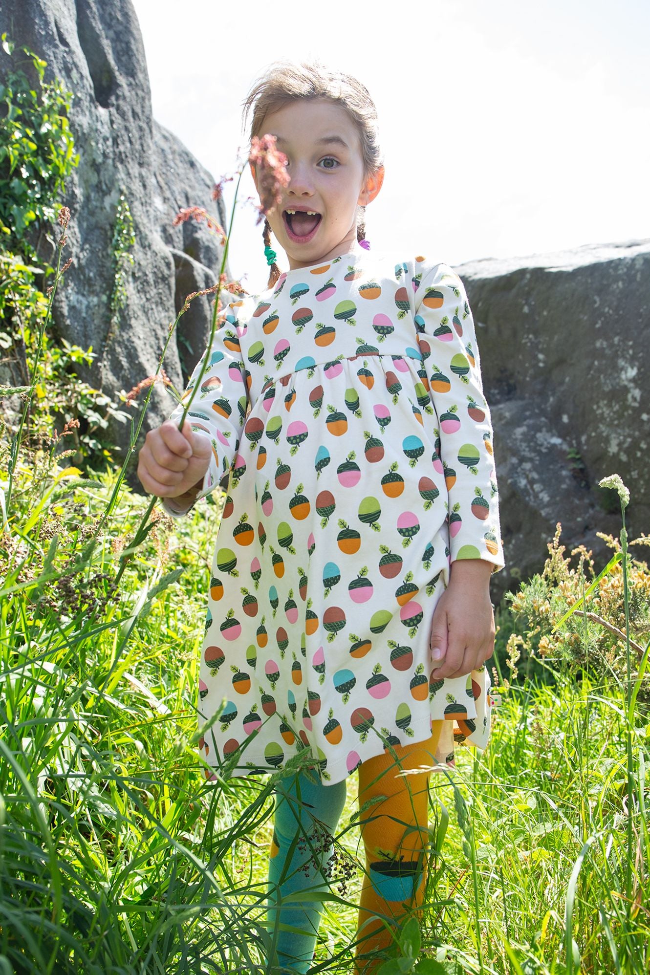 amelia acorn dress by frugi at whippersnappers online