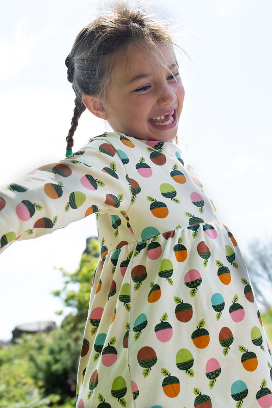 amelia acorn dress by frugi at whippersnappers online