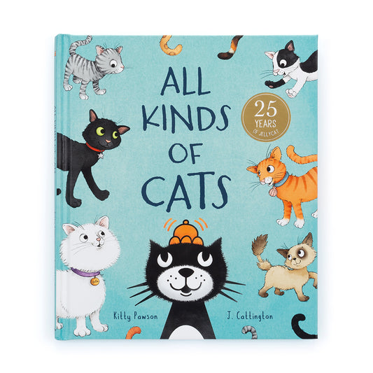 jellycat all kinds of cats book at whippersnappers online