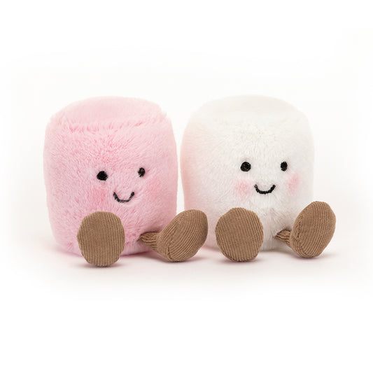 jellycat amuseable pink and white marshmallows