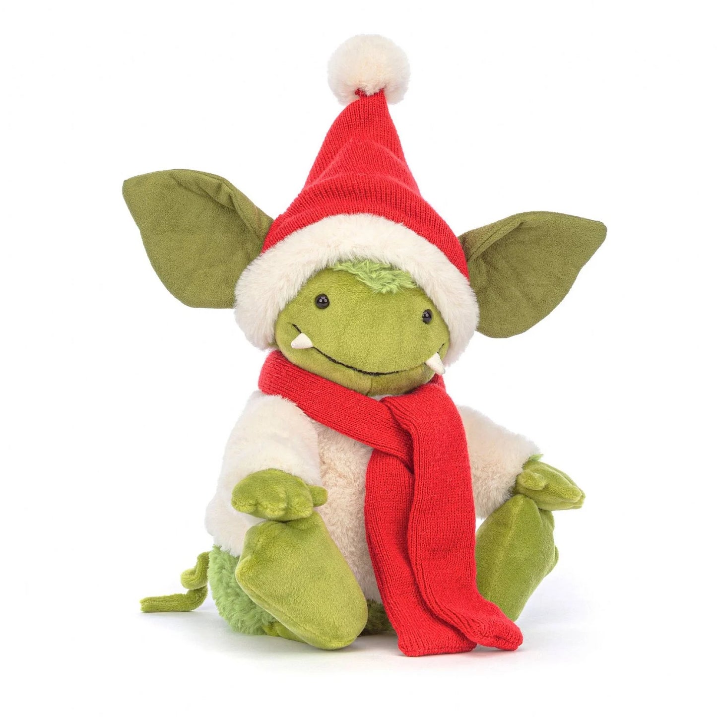 christmas grizzo by jellycat at whippersnappers online