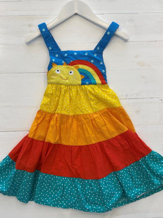 Pre-loved Rainbow Sundress by Frugi