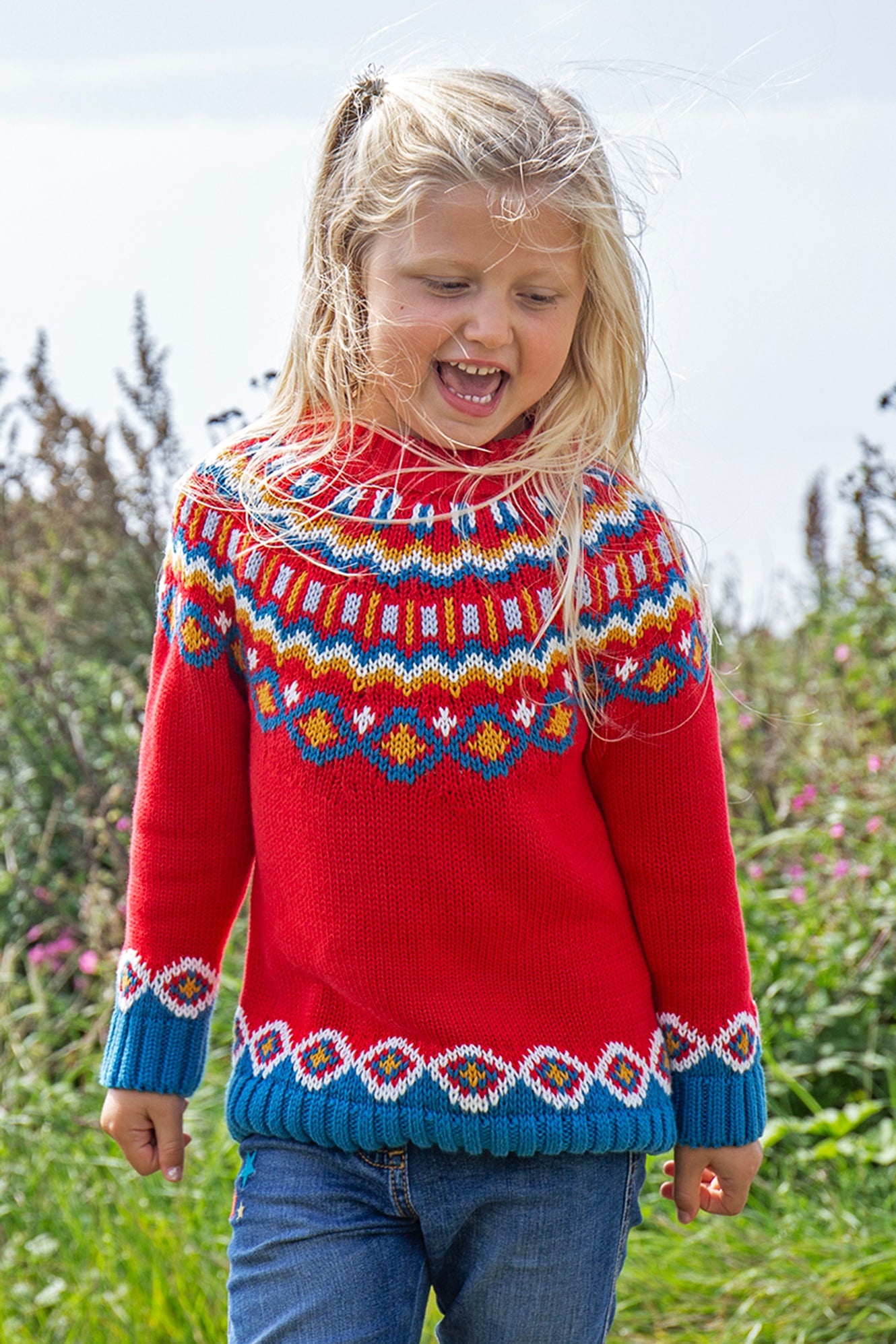 frugi fyfe fairisle jumper at whippersnappersonline