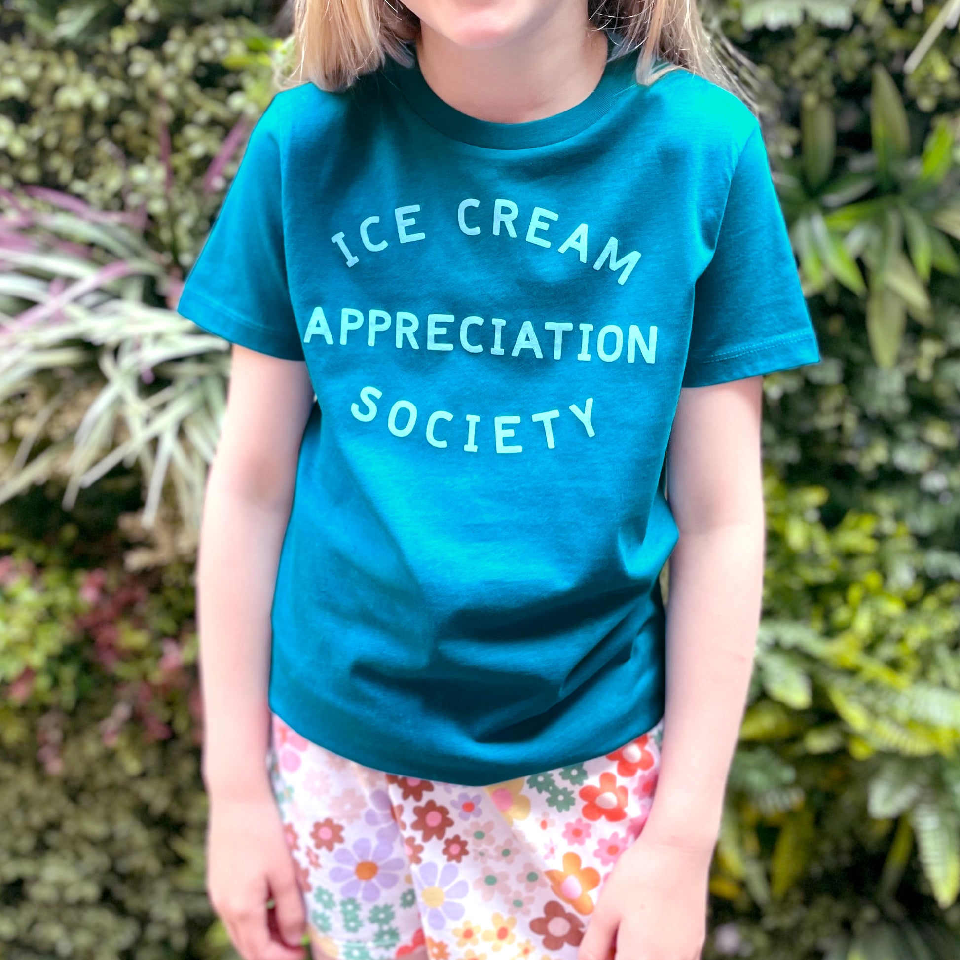 Ice Cream Appreciation Society Ocean Blue Tee at Whippersnappers Online