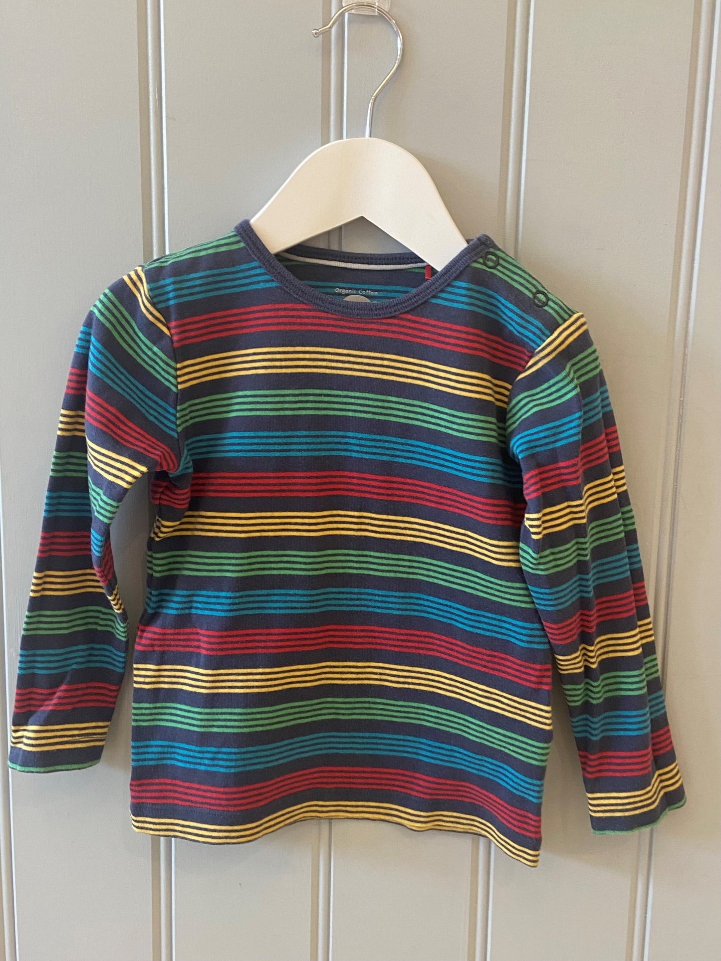 Pre-loved Striped LS Tee by Frugi