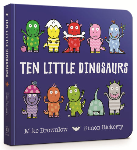 10 little dinosaurs board book at whippersnappers online