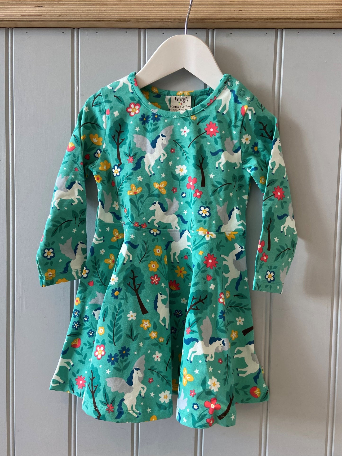 Pre-loved Unicorn Dress by Frugi BNWT