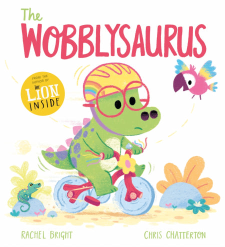 wobblysaurus hardback book at whippersnappers online