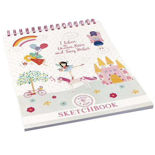Floss & Rock fairy unicorn 40 page sketchbook