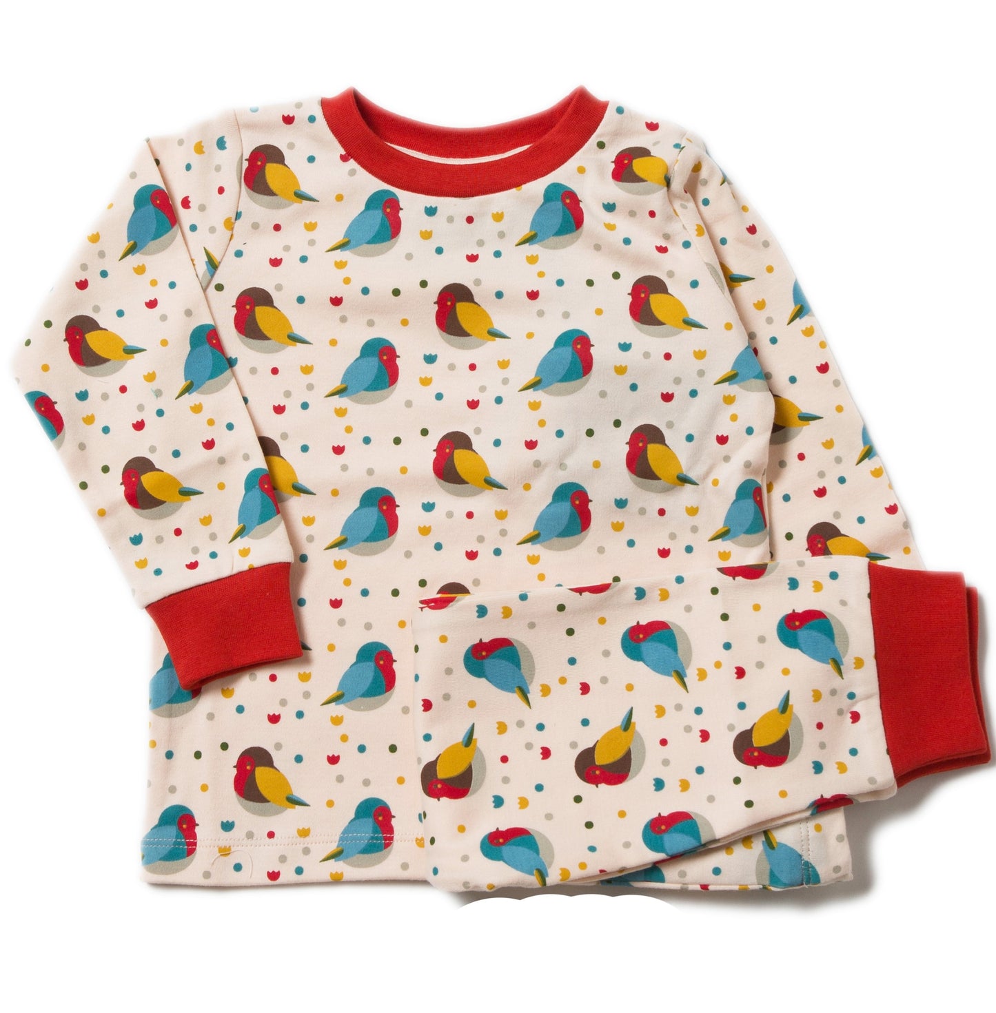 Little Green Radicals Rainbow Robins PJs