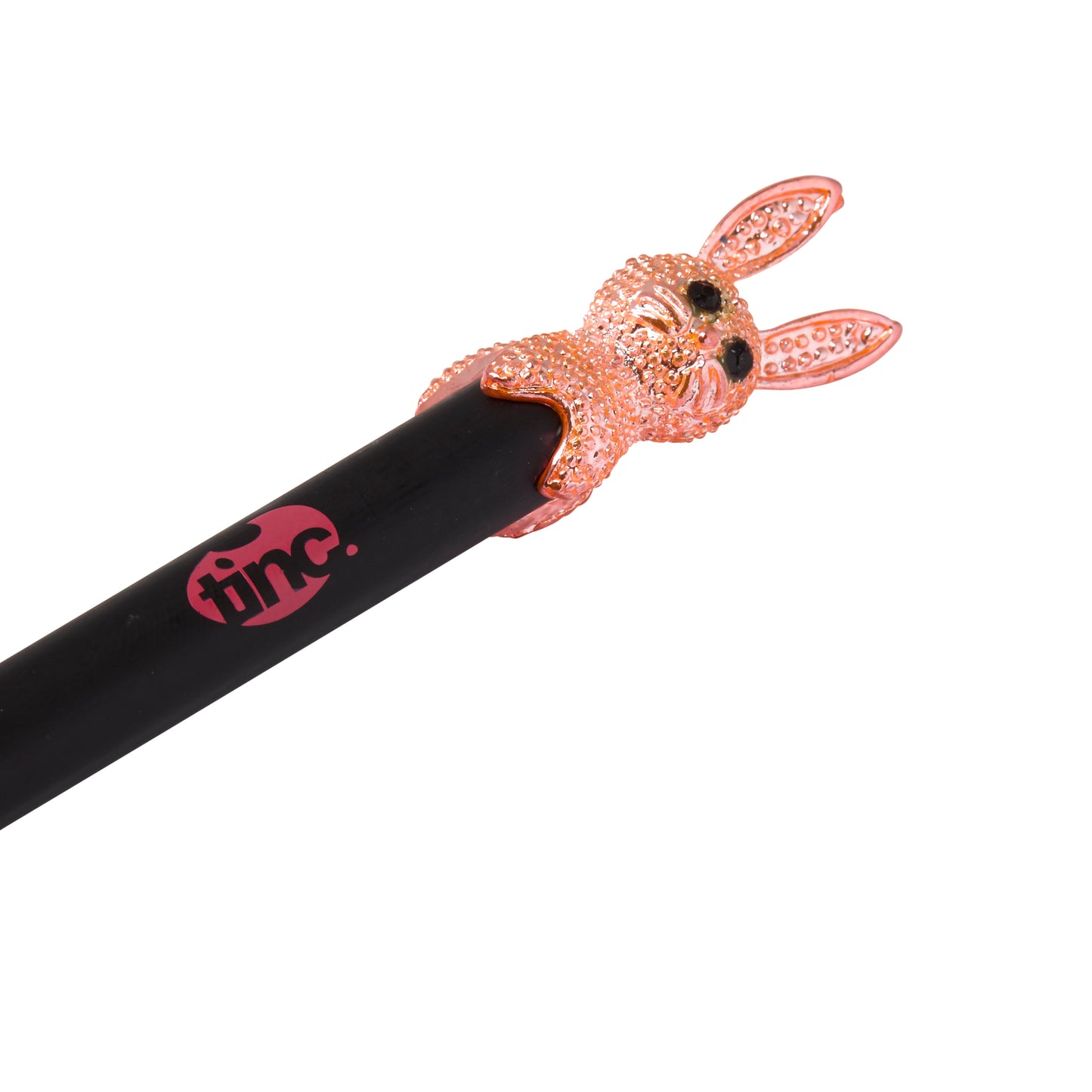 Tinc pencil with rose gold rabbit topper