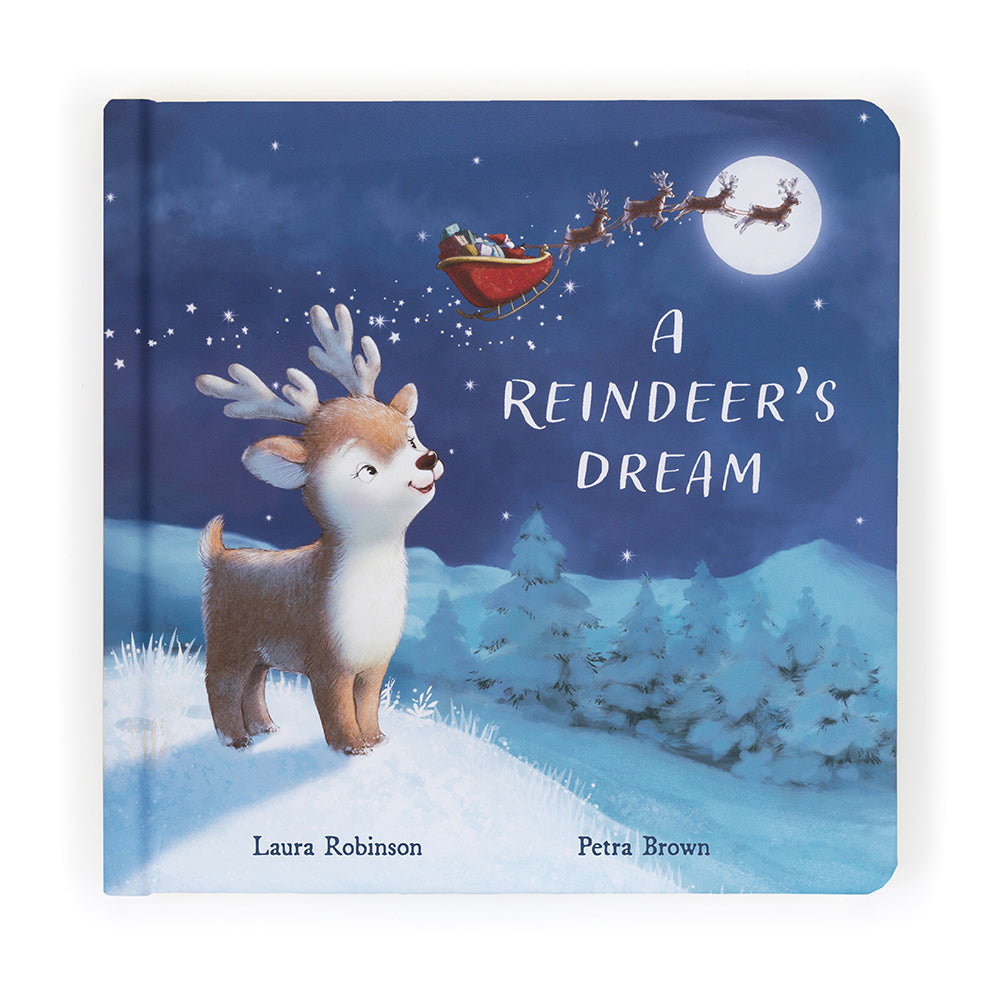 jellycat a reinderr's dream hardback book