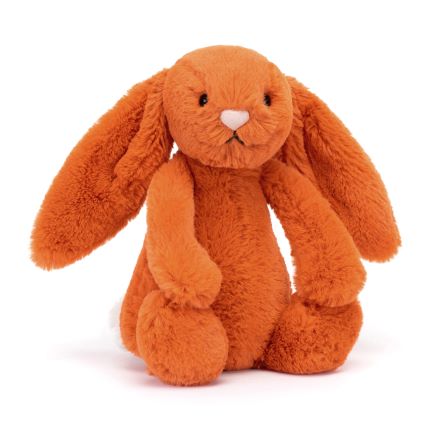 jellycat bashful bunny in tangerine at whippersnappers online
