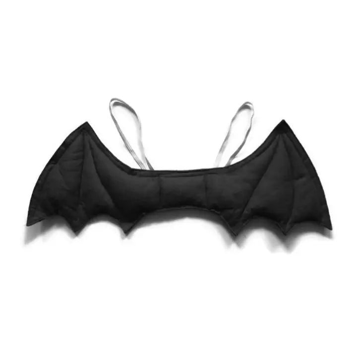 black dress up bat wings