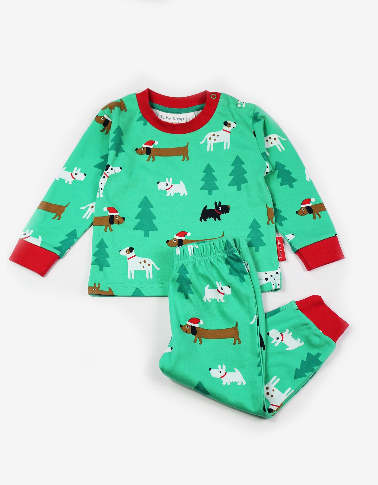 toby tiger organic christmas pyjamas at whippersnappersonline