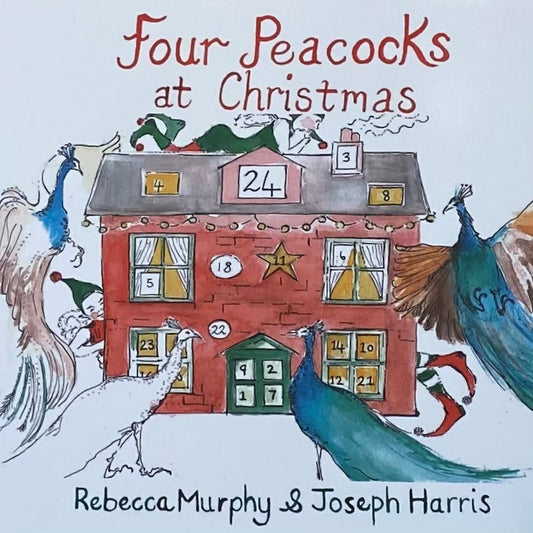 Four Peacocks At Christmas By Rebecca Murphy & Joseph Harris