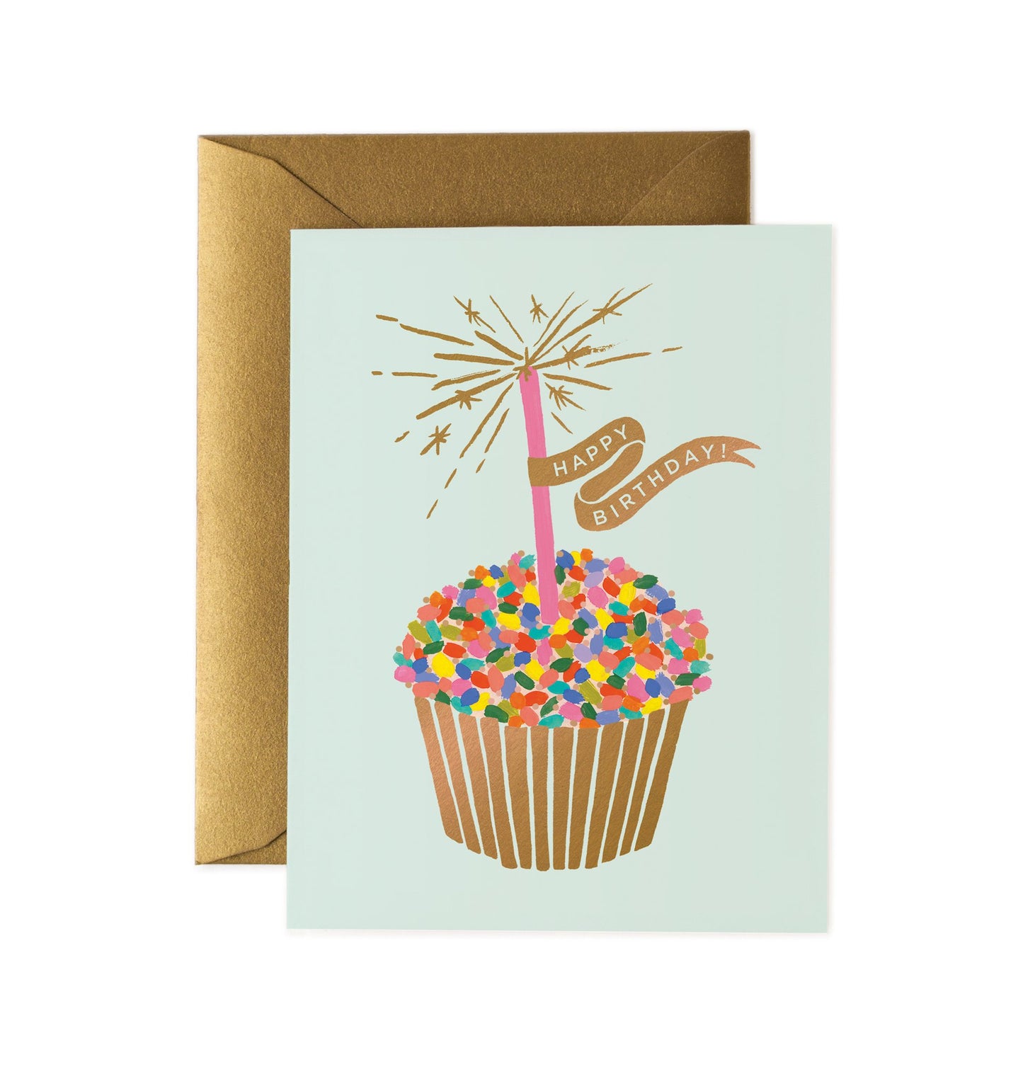 Birthday cupcake card by Rifle Card Co.