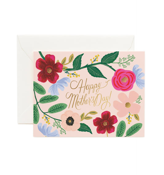 Wildflower mother's day card by Rifle Card Co.